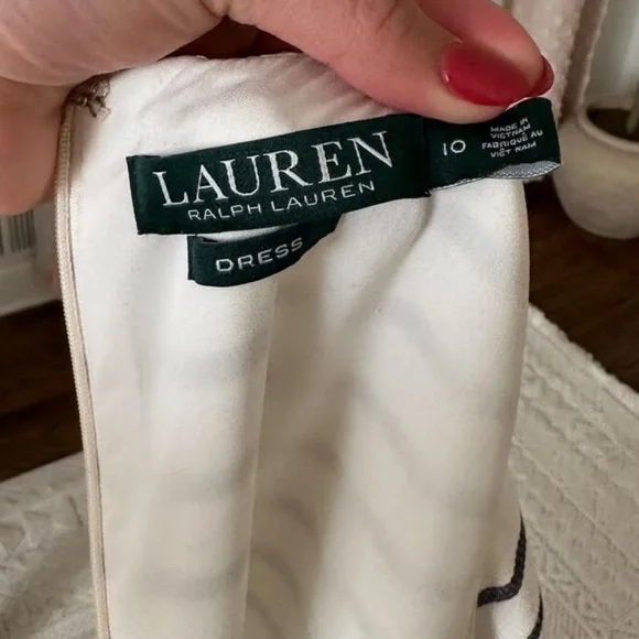 Lauren- Ralph Lauren Navy and White Striped Dress
In a Size 10 - Picture 2 of 11